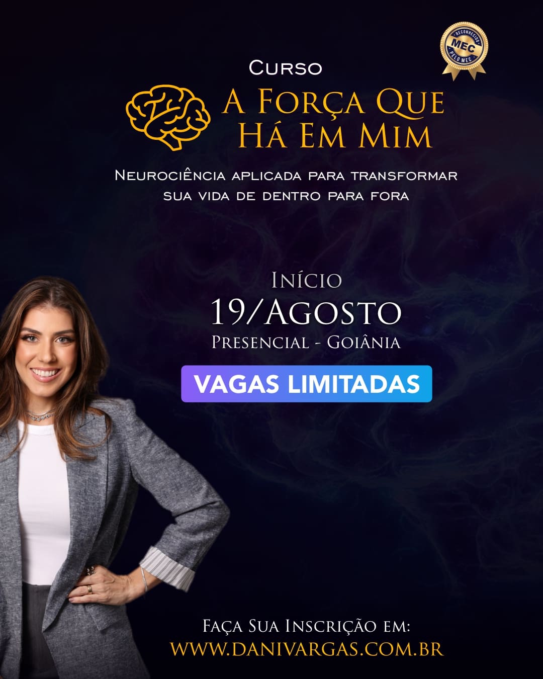 Curso A Força que Há em Mim - Turma 02/2025